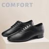 Mens Standard Dance Shoes Sole Ballroom Dance Shoes Modern Dancing Dance Indoor Shoes Heeled 1 Inch