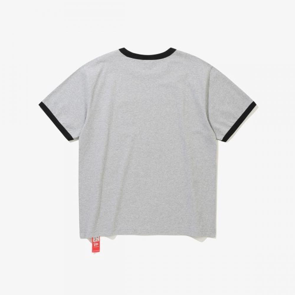 New Era Чикаго Кабс Мировая Серия Футболка с контрастными рукавами heаTher Grey 15147507