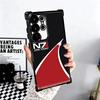 N7 Mass Effect Soft Phone Case For Samsung Galaxy S26 Ultra S25 Edge S24 FE S23 Plus S22 S21 + S20 Plating Anti-Fall Fundas