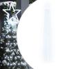 VidaXL Christmas Tree Garland 320 LED, Holiday Decoration, Indoor Outdoor Party Ornament, Modern, White 356924
