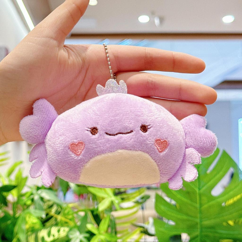 Мультяшный плюшевый брелок-краб - Морское животное, украшение для рюкзака