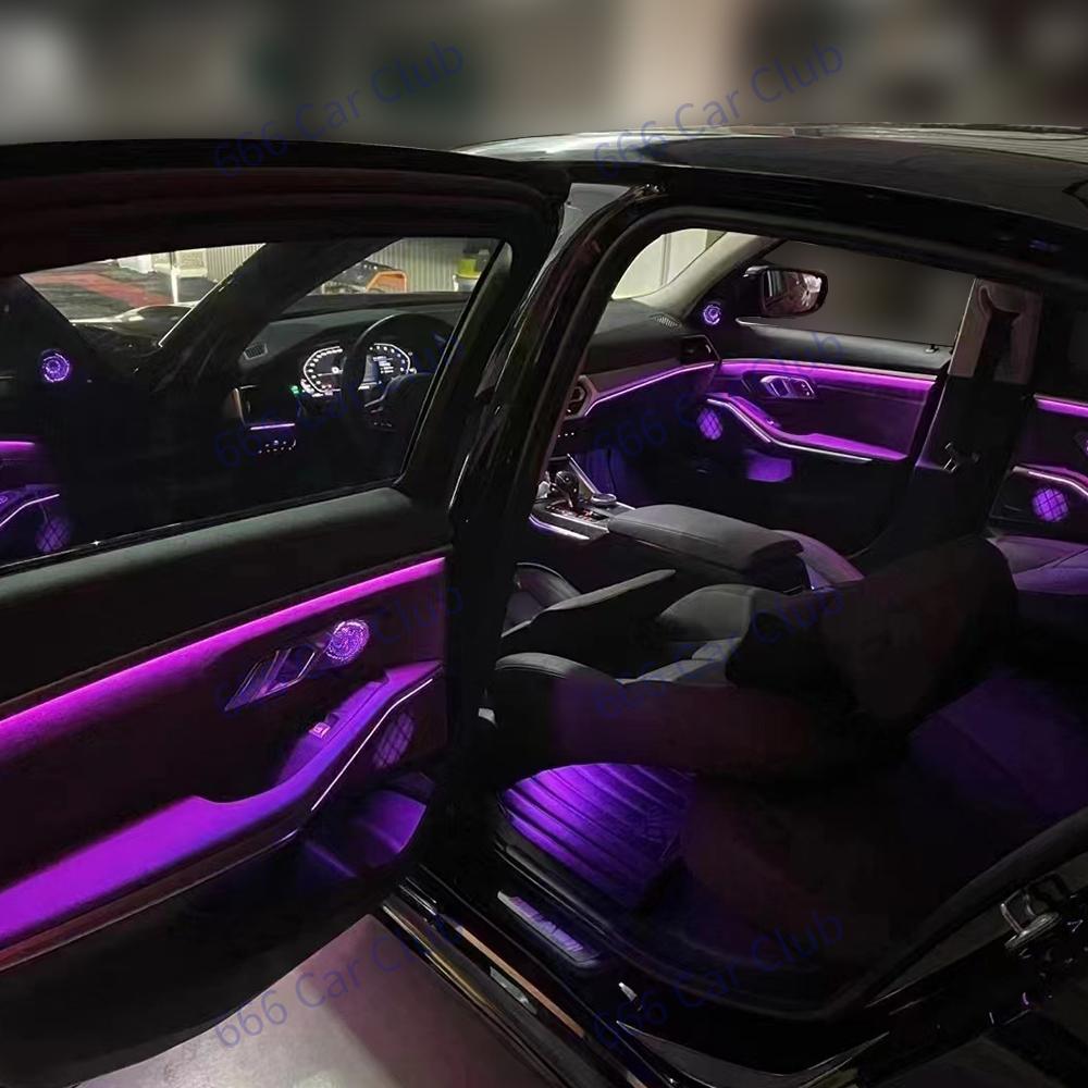 11 Colour Car Door Ambient Light For BMW G20 M3 New 3 Series Interior Atmosphere Original Enhanced LED Decorative Lamp Refit Kit Neon Lights 4