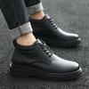 Ботинки Martin мужские в британском стиле средней высоты повседневные кожаные туфли черные на шнуровке рабочие туфли осень и зима новые мужские бархатные туфли