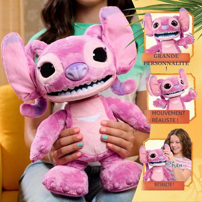 Peluche intéractive Disney ultimate Angel - + de 100 sons et mouvements - Live action - 43 cm - Lilo et Stitch - Dès 5 ans