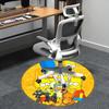 Simpsons Family, Chair mat Round Rug Office carpet, Non slip, Suitable for Living Rooms, Bedrooms,Decor1205780a