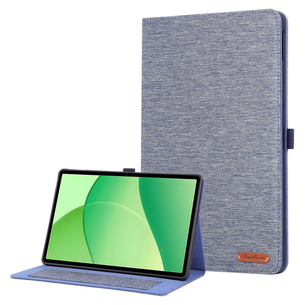 Чехол для Oppo Pad SE с подставкой, держателем для карт, кожаный чехол для планшета с тканевой текстурой