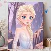 Disney Жемчужная картина «Портрет Эльзы из „Холодного сердца“» для начинающих и взрослых, набор для жемчужной алмазной живописи «Сделай сам» для декора стен дома, подарки