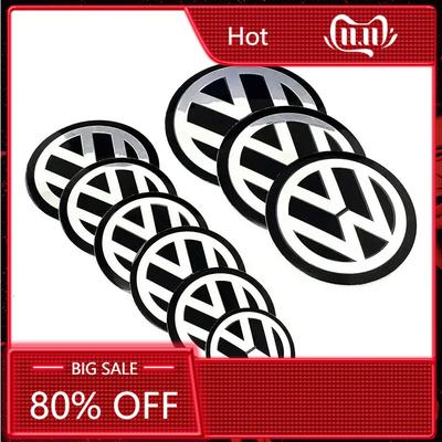 Для VOLKSWAGEN VW Volkswagen 4 шт. 45 мм 56 мм 60 мм 65 мм 70 мм 75 мм 90 мм Наклейка с логотипом центральной части колеса автомобиля Эмблема Колпачки дисков Заглушки ступиц Плохой
