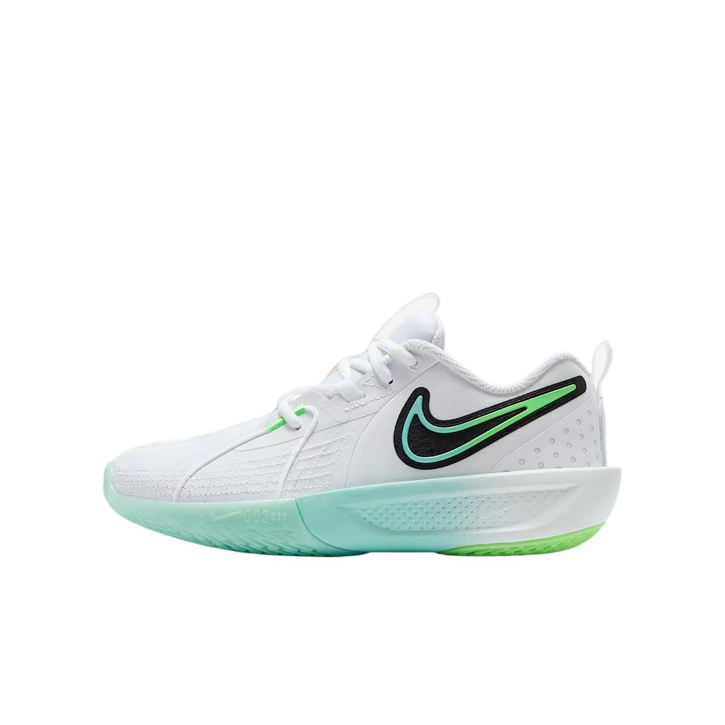 Nike GT Cut 3 GS Bleached Turquoise Kids Sneakers White Green-Strike Black FD7033-106