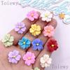30 шт. Смола Каваи Цветные 16 мм Цветок Плоская спинка Камень Самоцвет Скрапбукинг DIY Свадьба Рождество Арт Декор Ювелирные изделия Ремесла Аксессуары