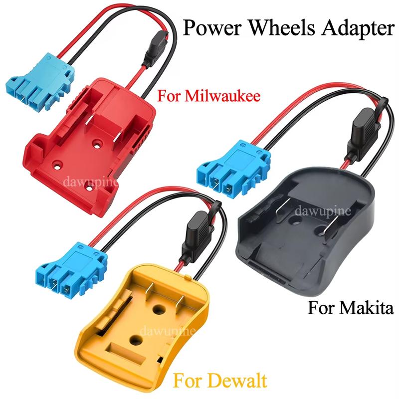Power Wheels DIY Адаптер Кабель-адаптер для аккумуляторов Makita 18V 20V, Milwaukee 18V 20V, Dewalt 18V 20V для детского электромобиля Peg-Perego