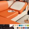 Stretch PU Leather Water-Proof Sofa Cushion Covers Sofa Seat Slipcover Backrest Cover Easy To Clean Sofa Protector for Pets Kids