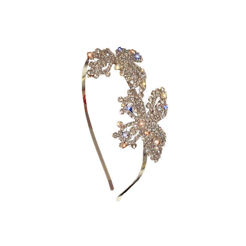 Fashionable, Simple, Individual, Trendy Headband, Spring Full Of Diamonds, Butterfly Headband, Design, Hair Accessories, Women'S Style