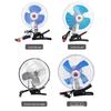6-12 Inch Oscillating Car Fan with Clip, 12V/24V for Trucks and Cars