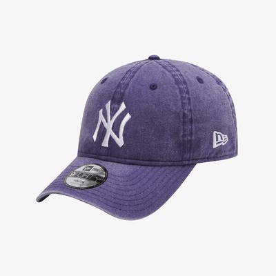 Кепка New Era New York Yankees без структуры, фиолетовая 15151441