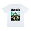 2025 Новая футболка с принтом группы Oasis Y2Y Харадзюку Мужская и женская летняя повседневная спортивная удобная футболка Футболка для серфинга