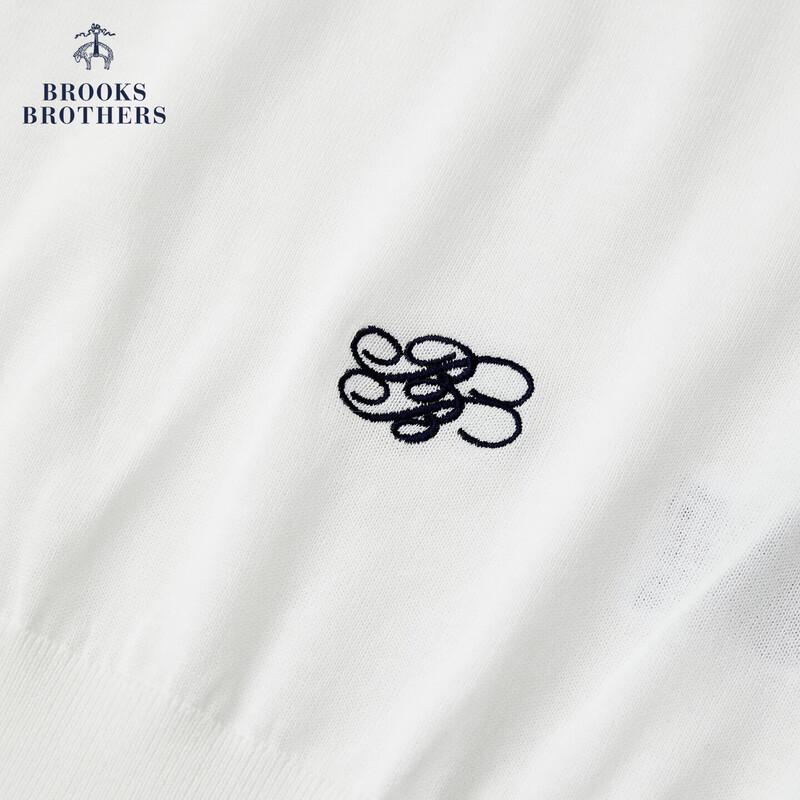 Brooks Brothers Women's Summer Pure Cotton Short Sleeve Knit Top