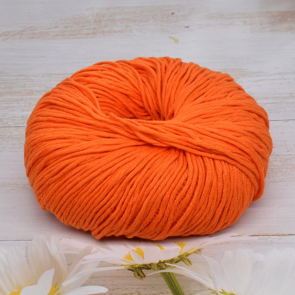 6 упаковок пряжи из гребенного хлопка премиум-класса для вязания крючком и спицами - 100% мягкая пряжа для ручного вязания, 50 г/моток 125 м/моток, гладкая пряжа для рукоделия для домашних проектов своими руками