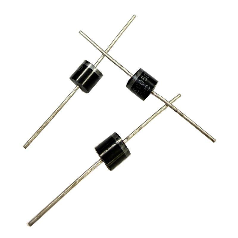 6PCS 30SQ050 Schottky Diode 30A 50V Axial for Solar Panel Parallel Reflow Protection
