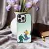 Чехол для телефона S-Снежная гора S-Катание на лыжах Лыжи Для iPhone17,16,15,14,13,12,11 Plus,Pro Max Черный Конфетный Посеребренный Чехол
