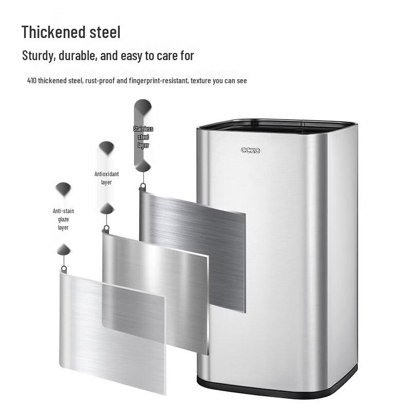 CCKO Open-Top Dual-Compartment Waste Bin