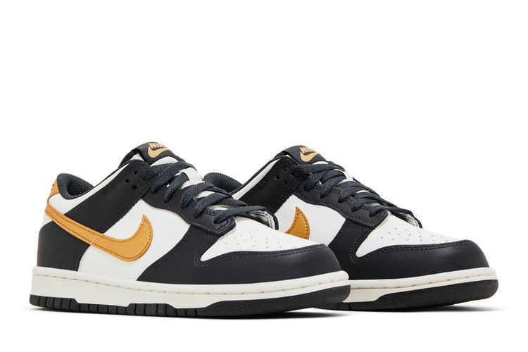 Nike Dunk Low Summit Белый металлик Золотой (GS)