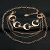 Sunflower Waist Chain Women Fashion Sexy Adjustable Moon and Star Pendant Pant Chains Dress Ornament Valentine's Day Accessory