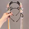 Exquisite Embroidery Wigs Braided Hair Hoop Hair Bands for Children  Photography Headwear