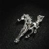 1Pc Zinc Alloy Fresh Metal Brooch Gift Cloth Decoration Exquisite Horse Brooch