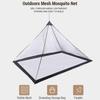 Camping Mosquito Net Bed Compact and Lightweight Mesh Tent for Camping Hiking Triangular Outdoors Bug Net with Carry