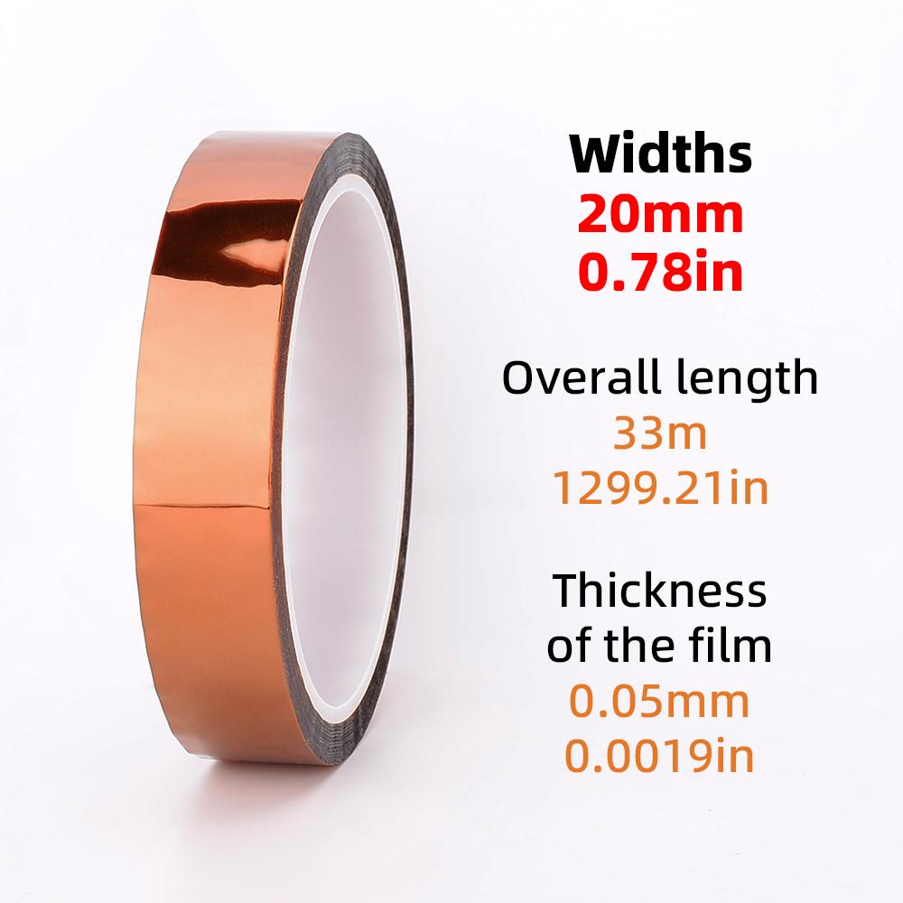 PI Polyimide Film, High-temperature Gold Finger Tape, PCB Repair Insulation Sticker, Circuit Board Protection Wrapping Film