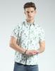 Men's Regular Fit Printed Shirt | Half Sleeves | Spread Collar | Front Pocket | Stylish & Casual Shirt for Men