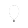 Calvin Klein Logo Pattern Decorative Titanium Steel Necklace Unisex necklace Silver 35000404