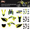 Полный комплект наклеек для эндуро-мотоцикла Suzuki RMZ250 2010-2014