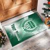 Werder Bremen FC Printed Crystal Velvet Rug Non‑Slip Crystal Velvet Carpet For Sofa Bedroom Indoor Home Decoration