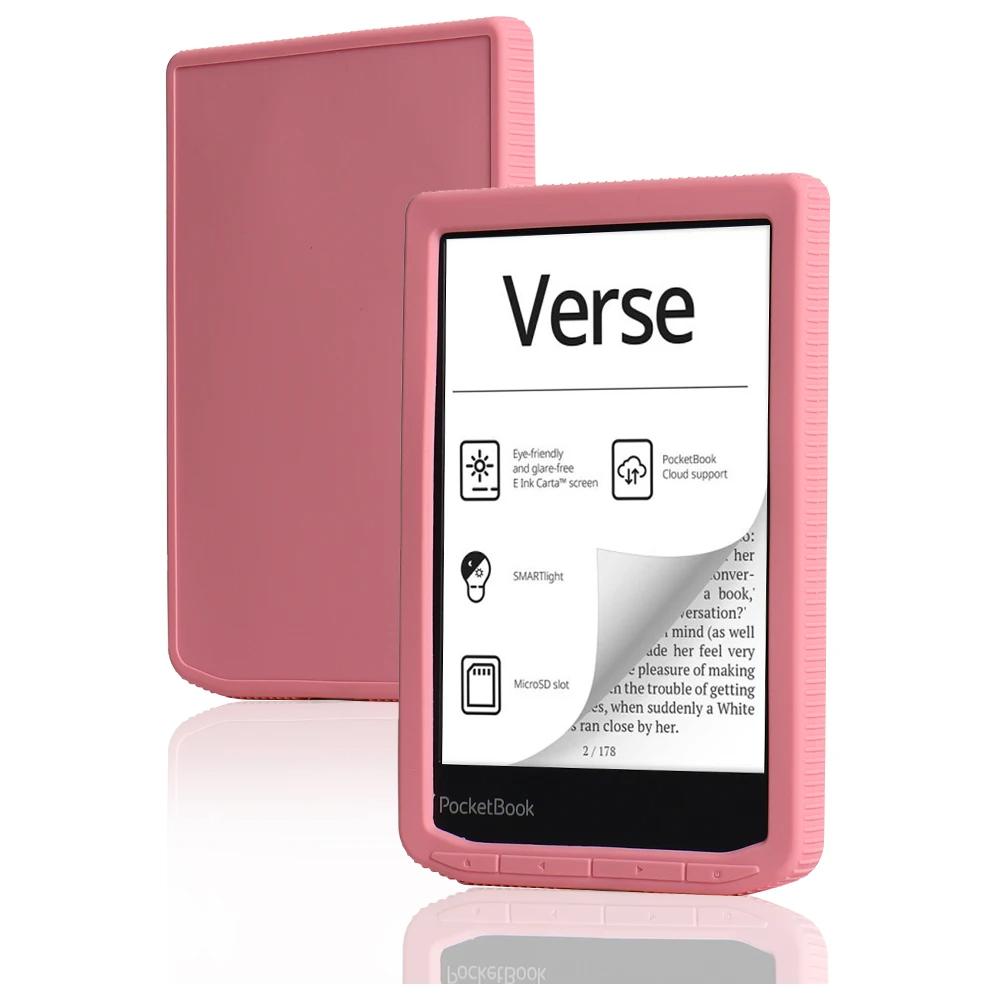 Slim Soft Silicone Back Funda Cover For PocketBook Verse Pro Color Case PB634 PB629 6' EBook Shockproof Protective Shell