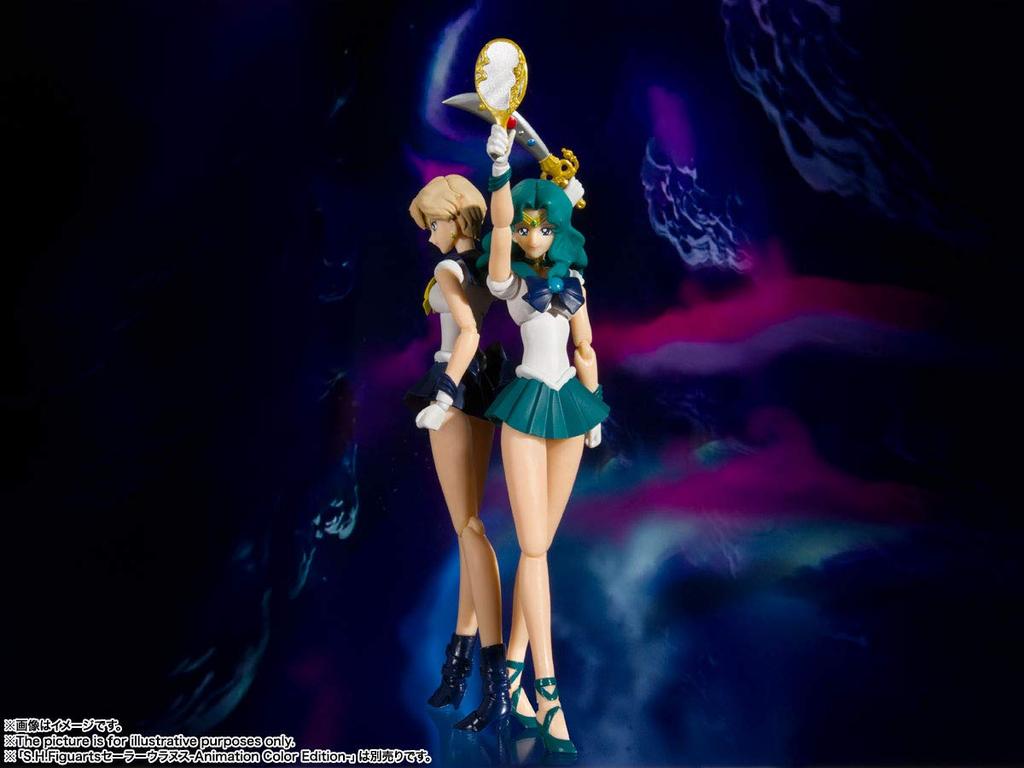 TAMASHII NATIONS Sailor Moon Sailor Neptune Color 150mm Painted Movable Figure BAS61281 S.H.Figuarts -Animation Edition- Approx. ABS&PVC