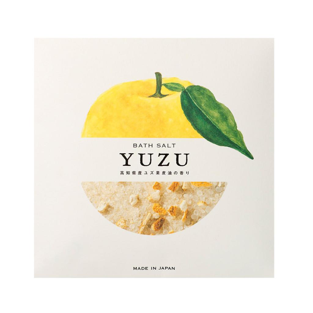 Daily Aroma Bath Salts with Yuzu Peel from Kochi Prefecture Made In Yuzu Warm Essential Oils (40g) - Japan, Citrus, Setouchi, Bath, Moisturizing,