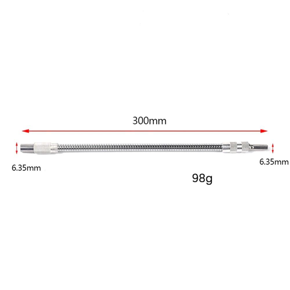 150-400mm Hex Flexible Shaft 1/4 Inch Ratchet Screwdriver Extendable Soft Shaft DIY Projects