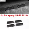 4PCS Under Seat Air AC Conditioning Vent Outlet Dust Cover Protection Frame Interior Accessories For Xpeng G6 G9  2024 2025