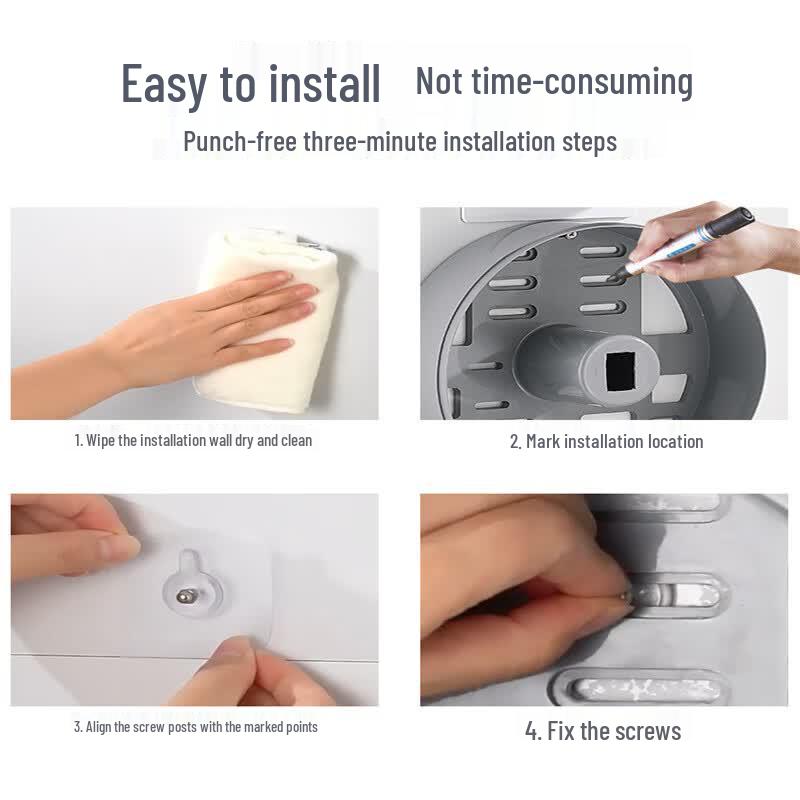 Wall-Mounted Large Roll Tissue Dispenser