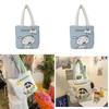 Crayon Shinchan Nylon Tote Bag With Letter Design For Daily Use