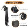 LISI HAIR Синтетический длинный волнистый коготь с плетеным хвостом, аксессуары для парика, парик для женщин, ежедневное использование