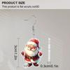 Рождественский подарок Акриловые женские модные серьги-капли, милые серьги в форме Санта-Клауса, ювелирные изделия для повседневной носки и праздничных вечеринок