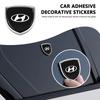 Metal Car Emblem Sticker Side Logo Window Body Auto Accessories For Hyundai GDi N Line I10 Azera Genesis G70 G80 G90 Accent HH65