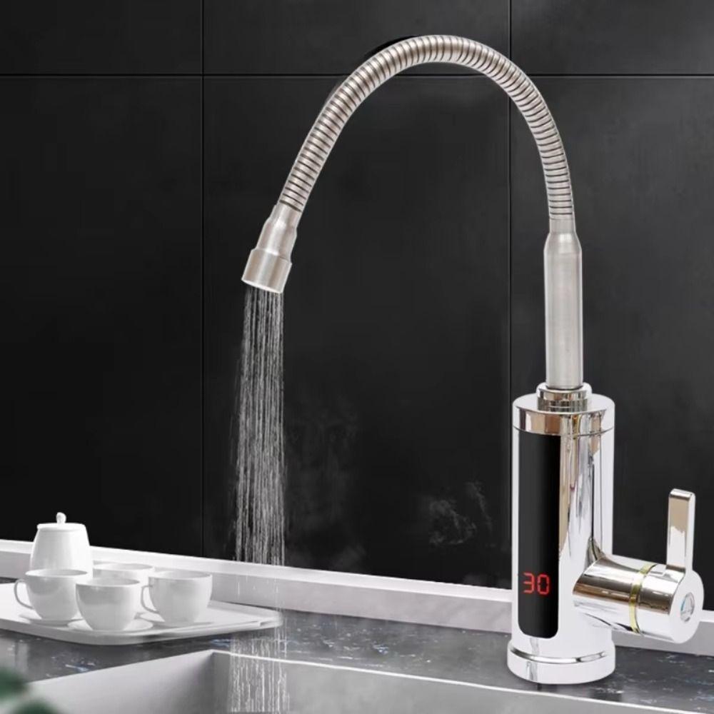 Stainless Steel Electric Water Heater Instant Type Faucet Heater Electric Faucet For Kitchen