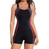 Charmleaks женские цельные купальники Boyleg спортивные купальники консервативные тренировочные купальные костюмы