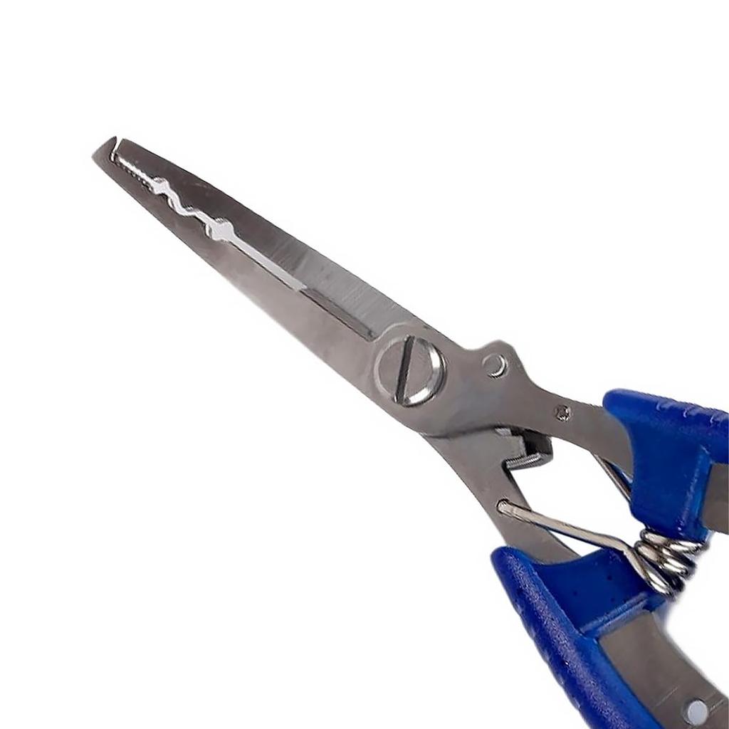 Рыболовные плоскогубцы из нержавеющей стали NUZAMAS Blue Gear изогнутые рыболовные плоскогубцы из нержавеющей стали щипцы для обжима лески рыболовные плоскогубцы из нержавеющей стали ловец рыбы