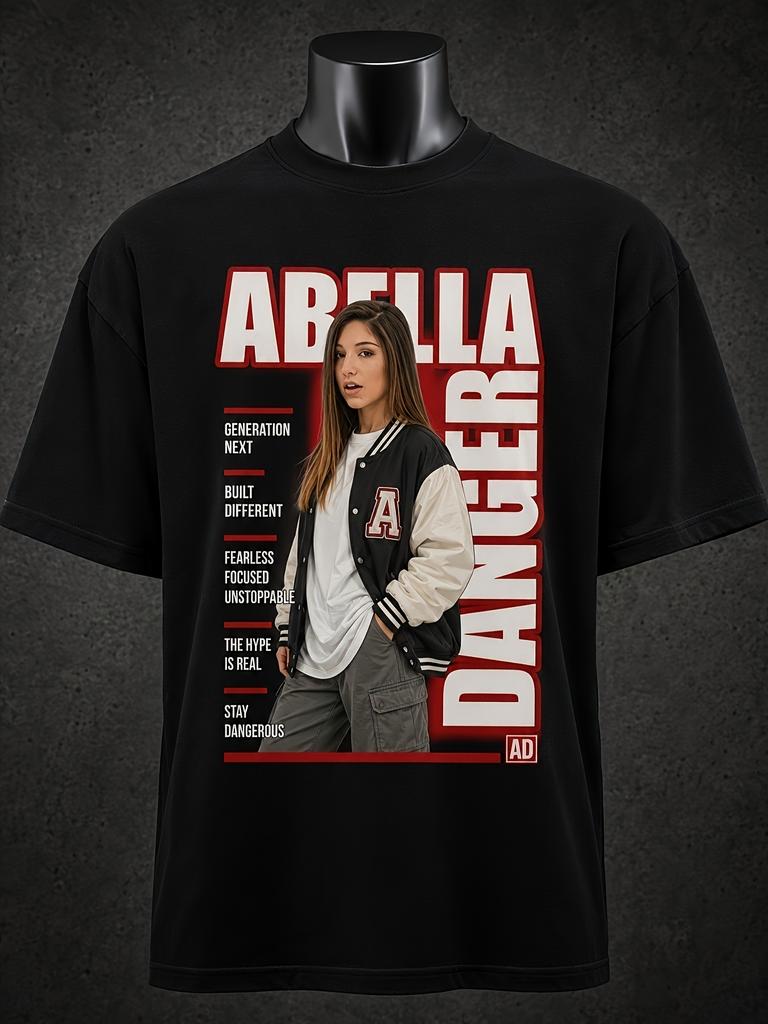 Men's & Women's Abella Danger Generation Next Stay Dangerous Unisex 100% Cotton T-Shirt, Soft, All Season Casual Streetwear Essent
