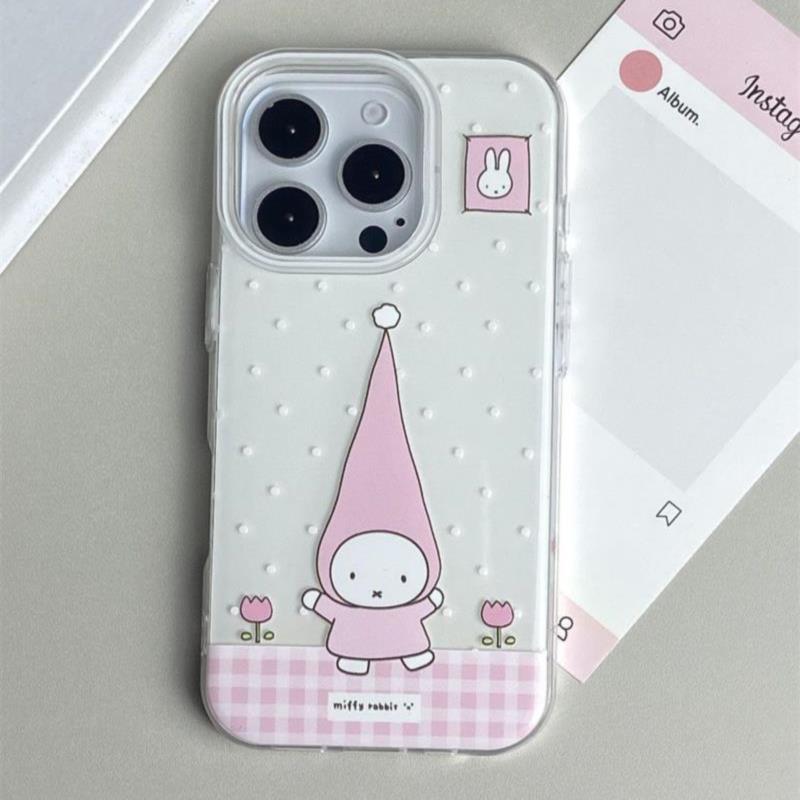 Sharp Hat Miffy Rabbit Phone Case for Xiaomi 13/14/15 Pro / Note 14